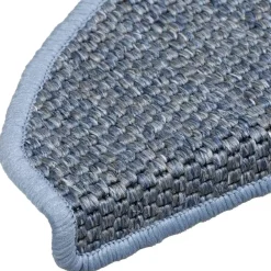 vidaXL - Trapmat - Blauw - Stof - 65 x 21 x 4 cm - 15 stuks
