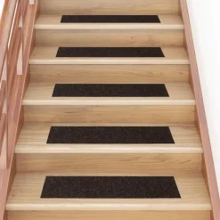 Trapmatten-vidaXL - Trapmat - Bruin - Polypropyleen - 76 x 20 cm - 15 stuks