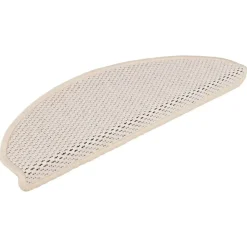 Trapmatten-vidaXL - Trapmat - Crème - Stof - 65 x 21 x 4 cm - 15 stuks