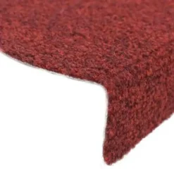 Trapmatten-vidaXL - Trapmat - Rood - Polypropyleen - 65 x 21 x 4 cm - 15 stuks