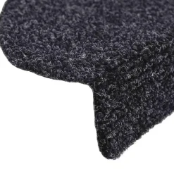 vidaXL - Trapmat - Zwart - Polypropyleen - 56 x 17 x 3 cm - 5 stuks