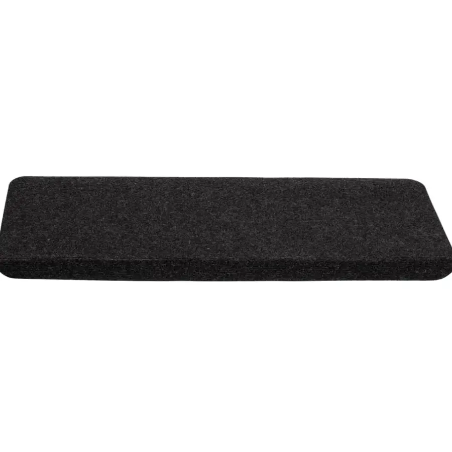 Trapmatten-vidaXL - Trapmat - Zwart - Stof - 65 x 24.5 x 3.5 cm - 15 stuks