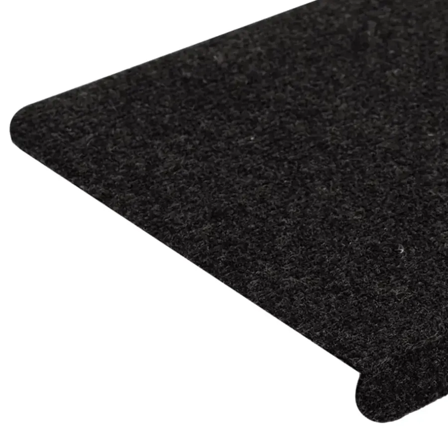 Trapmatten-vidaXL - Trapmat - Zwart - Stof - 65 x 24.5 x 3.5 cm - 15 stuks