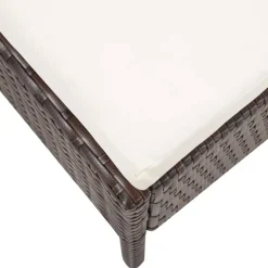 Loungebanken-vidaXL - Tuin Loungeset - Bruin - Poly rattan
