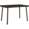 Tuintafels-vidaXL - Tuin Salontafel - Bruin - Poly rattan - 60 x 40 x 37 cm