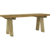Tuinbanken-vidaXL - Tuinbank - Bruin - Grenenhout - 110 x 38 x 45 cm