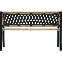Tuinbanken-vidaXL - Tuinbank - Bruin - Hout - 120 x 53 x 77 cm