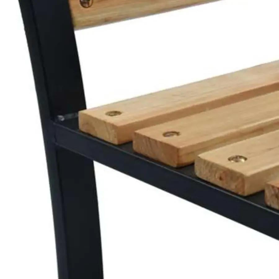 Tuinbanken-vidaXL - Tuinbank - Bruin - Hout - 120 x 53 x 77 cm