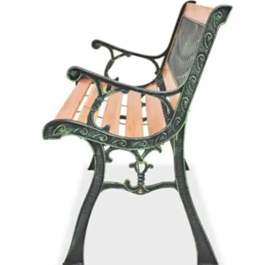 Tuinbanken-vidaXL - Tuinbank - Bruin - Hout - 122 cm