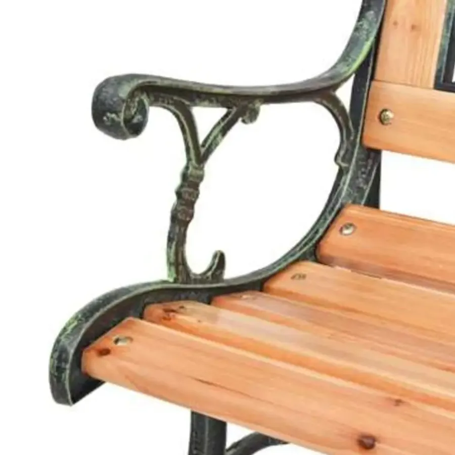 Tuinbanken-vidaXL - Tuinbank - Bruin - Hout - 122 cm