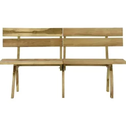 Tuinbanken-vidaXL - Tuinbank - Bruin - Grenenhout - 160 x 60 x 86 cm
