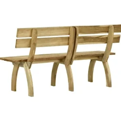 Tuinbanken-vidaXL - Tuinbank - Bruin - Grenenhout - 160 x 60 x 86 cm