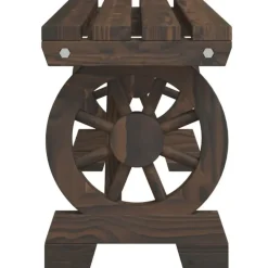 vidaXL - Tuinbank - Bruin - Hout - 115 cm
