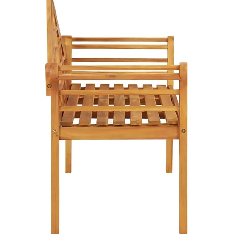 Tuinbanken-vidaXL - Tuinbank - Bruin - Acaciahout - 125 cm
