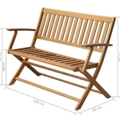 vidaXL - Tuinbank - Bruin - Hout