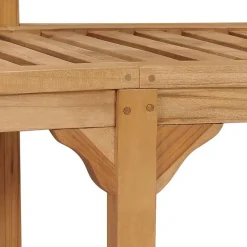 Tuinbanken-vidaXL - Tuinbank - Bruin - Hout
