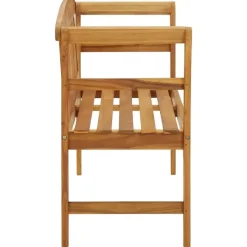 Tuinbanken-vidaXL - Tuinbank - Bruin - Acaciahout - 114 cm