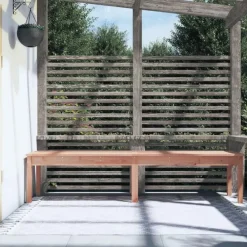 Tuinbanken-vidaXL - Tuinbank - Bruin - Douglashout - 203.5 x 44 x 45 cm