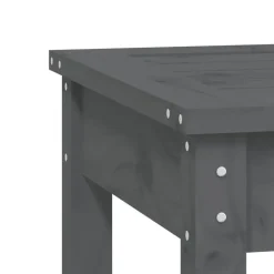 vidaXL - Tuinbank - Grijs - Massief grenenhout - 109x44x45 cm