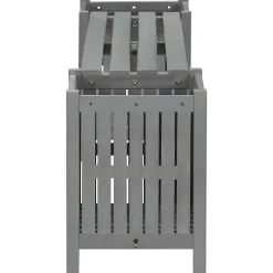 vidaXL - Tuinbank - Grijs - Acaciahout - 150 x 30 x 40 cm