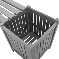 vidaXL - Tuinbank - Grijs - Acaciahout - 150 x 30 x 40 cm