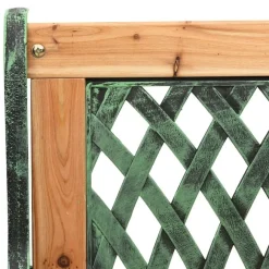 Tuinbanken-vidaXL - Tuinbank - Groen - Chinees vurenhout - 122 cm