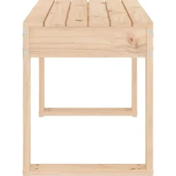 vidaXL - Tuinbank - Naturel - Massief grenenhout - 80x38x45 cm