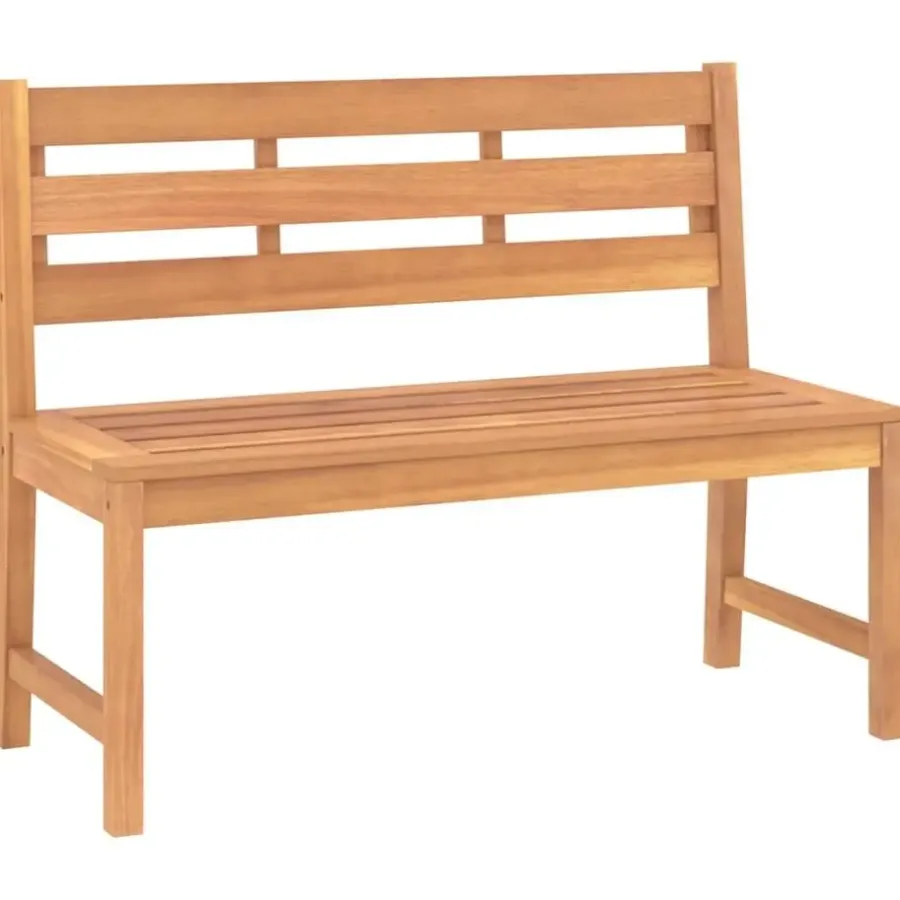 Tuinbanken-vidaXL - Tuinbank - Teakhout - 114 cm