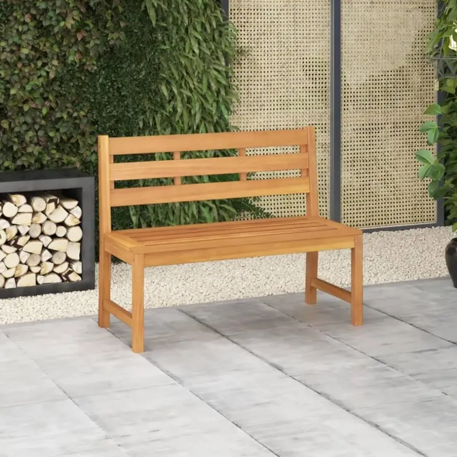 Tuinbanken-vidaXL - Tuinbank - Teakhout - 114 cm