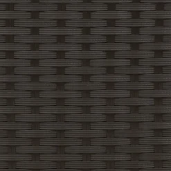 Loungebanken-vidaXL - Tuinbank - Zwart - Poly rattan