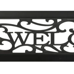 vidaXL - Tuinbank - Zwart - Staal - 125 cm