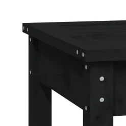 vidaXL - Tuinbank - Zwart - Grenenhout - 109 x 44 x 45 cm