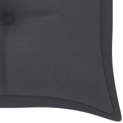 vidaXL - Tuinbank Batavia met antraciet kussen - Teakhout - 150x51.5x84 cm
