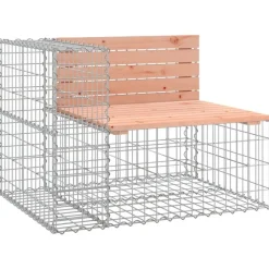 Tuinbanken-vidaXL - Tuinbank schanskorfontwerp - Massief douglashout - 92x71x65,5 cm