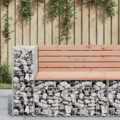 Tuinbanken-vidaXL - Tuinbank schanskorfontwerp - Massief douglashout - 92x71x65,5 cm