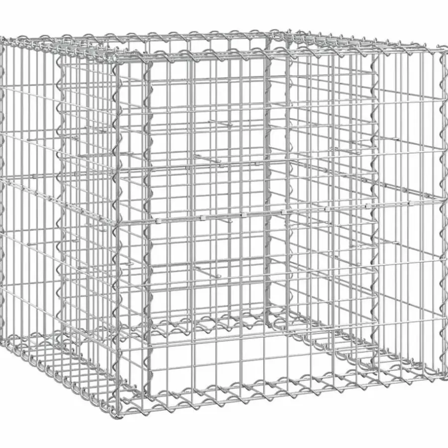 vidaXL - Tuinbank schanskorfontwerp - Massief grenenhout - 192x71x65,5 cm