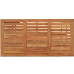 vidaXL - Tuinbartafel - Bruin - Massief acaciahout - 120 x 60 x 105 cm