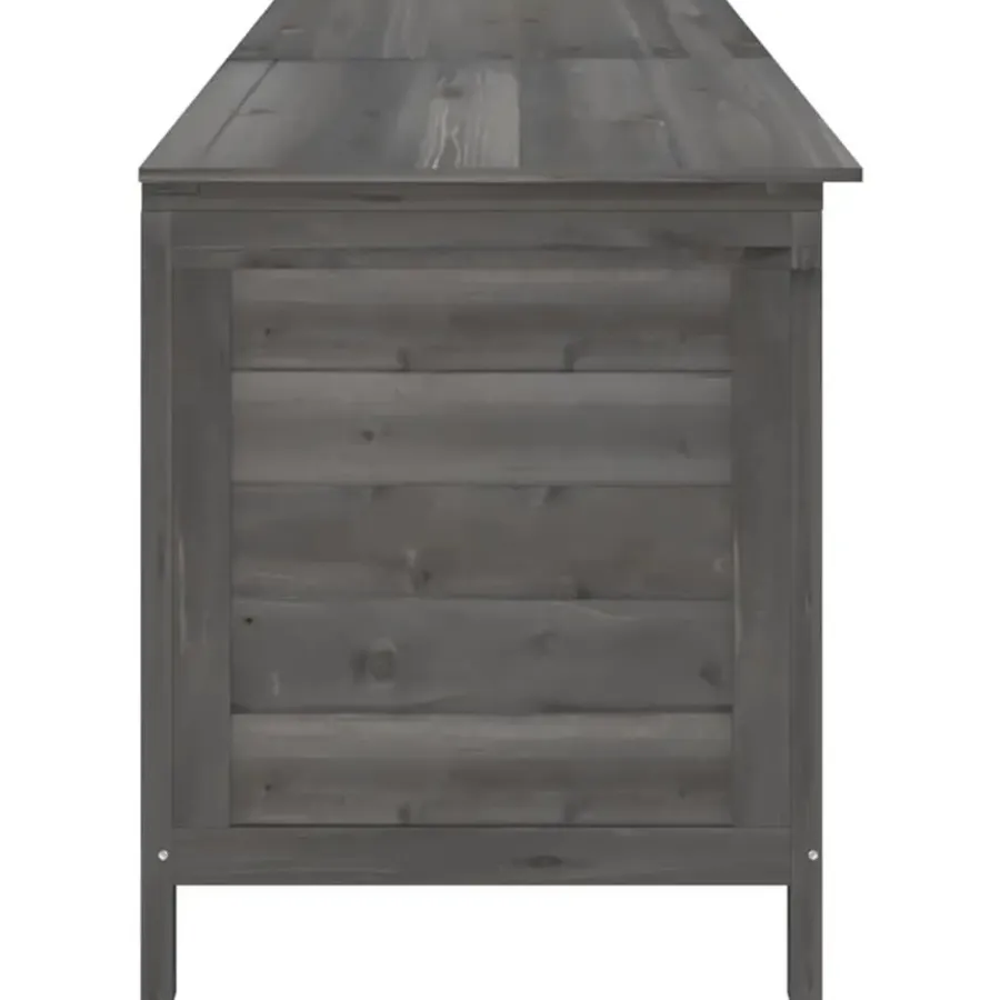 Kussenboxen-vidaXL - Tuinbox - Antraciet - Bewerkt hout