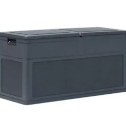 Kussenboxen-vidaXL - Tuinbox - Antraciet - Kunststof