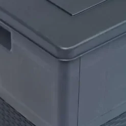 Kussenboxen-vidaXL - Tuinbox - Antraciet - Kunststof