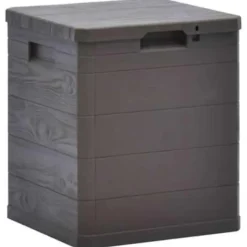 Kussenboxen-vidaXL - Tuinbox - Bruin - Kunststof
