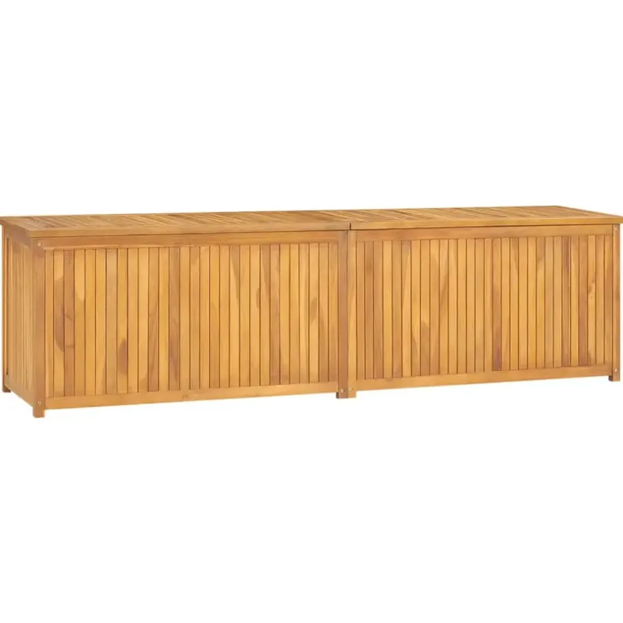 vidaXL - Tuinbox - Bruin - Teakhout - 200 x 50 x 55 cm
