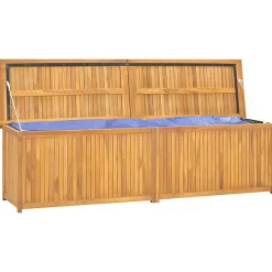 vidaXL - Tuinbox - Bruin - Teakhout - 200 x 50 x 55 cm