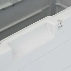 Kussenboxen-vidaXL - Tuinbox - Grijs - Kunststof