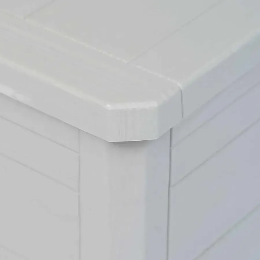 Kussenboxen-vidaXL - Tuinbox - Grijs - Kunststof