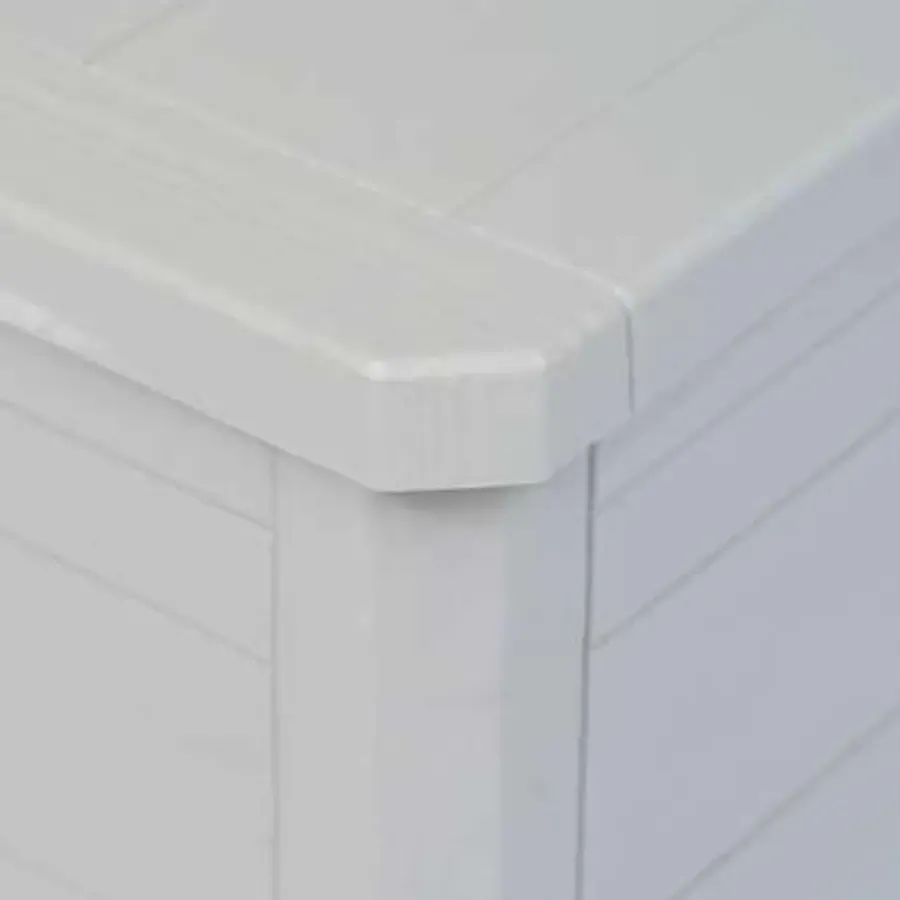 Kussenboxen-vidaXL - Tuinbox - Grijs - Kunststof