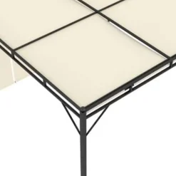 vidaXL - Tuinhuisje - Crème - Stof - 4 x 3 x 2.25 m