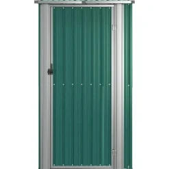 vidaXL - Tuinhuisje - Groen - Staal