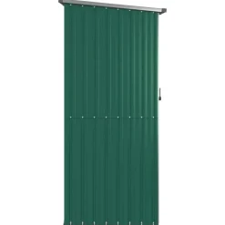 vidaXL - Tuinhuisje - Groen - Staal