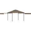 Terrasoverkappingen-vidaXL - Tuinhuisje - Taupe - Polyester